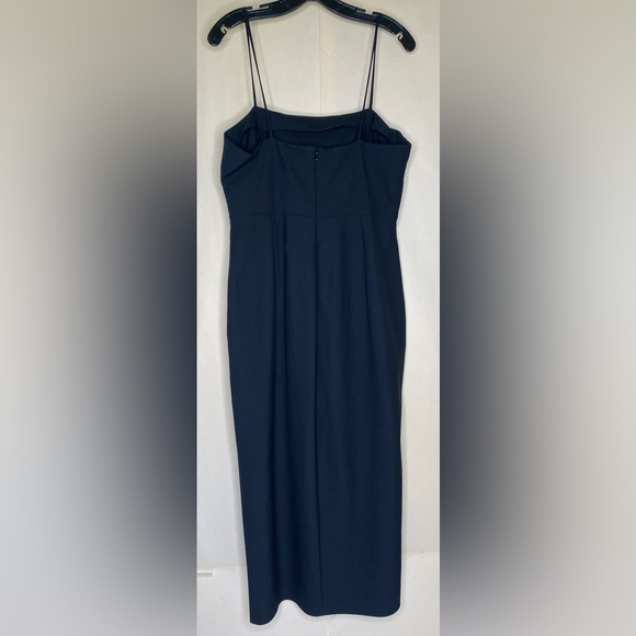Zara Black Midi Dress Sz Large EUC - Picture 5 of 10
